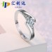 Cross Border Tiktok Kwai Online Red Broadcast Eight Heart Eight Arrow Zircon Imitation Moissanite Ring Wholesale For Women And Men Six Claw Wedding Ring