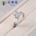 Cross Border Tiktok Kwai Online Red Broadcast Eight Heart Eight Arrow Zircon Imitation Moissanite Ring Wholesale For Women And Men Six Claw Wedding Ring