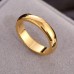 Cross Border European And American 18k Titanium Steel Ring, Female Plain Ring, Non Fading, Niche Couple, Stainless Steel Thin Ring, Tail Ring Accessory