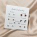 Pinduoduo's Popular One Week Earring Set, Plated With 925 Silver Pearl Earrings For Women, Simple And Fashionable Small Accessories For Women, Earrings For Women