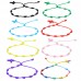 Cross Border Hot Selling Multicolor Friendship Bracelet Parent-Child Friendship Bracelet Male And Female Teenagers' Primordial Year Red Rope Bracelet