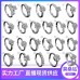 Cross Border Live Source Copper Plated S925 Silver Mosang Stone Ring For Women One Carat Six Claw Open Ring Proposal Diamond Ring