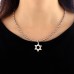 New European And American Women's Hip Hop Double Layer Layered Titanium Steel Geometric Necklace Design Sense Jewelry Trend INS Necklace For Women