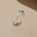 Original Thorn And Rose S925 Silver Couple Ring Ins Simple, Luxury, And Small Design Men's And Women's Electroplated Ring