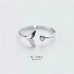 Love Ring Women's Korean Edition Small Fresh Diamond Set Zircon Hollow Heart Shaped Girlfriend Pair Of Open Tail Rings Gifts To Women