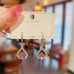 S925 Silver Needle Korean Version New Flower Pearl Earrings Female Tiktok Simple Temperament Design Earrings Earrings