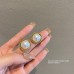 S925 Silver Needle Light Luxury And Exquisite Pearl Earrings For Women's Retro, Small, And High Quality Earrings, Elegant And Popular Earrings Wholesale