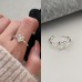 Love Combination Ring For Women, Fashionable And Personalized, Minimalist, Luxurious And Luxurious, High-End Retro Index Finger Ring, Niche Design