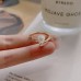 South Korea Light Luxury Zircon High Grade Sense Ring For Women's Fashion Crowd Personalized Versatile Online Red Open Ring Handicrafts Wholesale