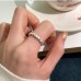 Minimalist And Niche Design, Pure Silver Pearl Ins Ring For Women, High-End And Indifferent Style Index Finger Ring For Students