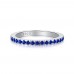 Cross Border S925 Sterling Silver Ring Women's Full Sky Star Colorful Zircon Single Row Diamond Women's Ring Overlapped Simple Foreign Trade Finger Ring