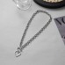 New European And American Women's Hip Hop Double Layer Layered Titanium Steel Geometric Necklace Design Sense Jewelry Trend INS Necklace For Women