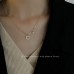 Spicy Girl Temperament Pendant Jewelry Wholesale Small Market INS Style Clavicle Chain Bow Knot Flower Light Luxury Colorful Necklace Female