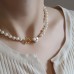 The Empress Dowager Of The West Exquisite Love Pearl Necklace For Women, Simple And Versatile, High End, Small And Popular Design Sense Necklace, Retro Clavicle Chain