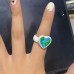 Imitation Natural Stone Opening Ring For Women With Retro Temperament, Niche Design, Index Finger Ring, Internet Celebrity, Fashionable And Personalized Friend Ring