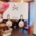 S925 Silver Needle Korean Version New Flower Pearl Earrings Female Tiktok Simple Temperament Design Earrings Earrings