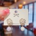 S925 Silver Needle Korean Version New Flower Pearl Earrings Female Tiktok Simple Temperament Design Earrings Earrings