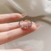 South Korea Light Luxury Zircon High Grade Sense Ring For Women's Fashion Crowd Personalized Versatile Online Red Open Ring Handicrafts Wholesale