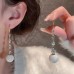 S925 Silver Needle Sen Series Elf Fresh Leaf Earrings For Women's INS Premium Sense Earrings Vintage Fashion Pearl Earrings