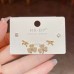 S925 Silver Needle Exquisite, Fashionable, Versatile, And Cute Three Piece Set Earrings With A Combination Of Female Temperament And Simple Daily Commuting Earrings