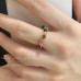 Imitation Natural Stone Opening Ring For Women With Retro Temperament, Niche Design, Index Finger Ring, Internet Celebrity, Fashionable And Personalized Friend Ring