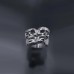 Europe And America Cross Border New Creative Dark Retro Rabbit Butterfly Ring Fashion Hip Hop Joker Death Ring Female