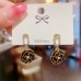 S925 Silver Needle Korean Version New Flower Pearl Earrings Female Tiktok Simple Temperament Design Earrings Earrings